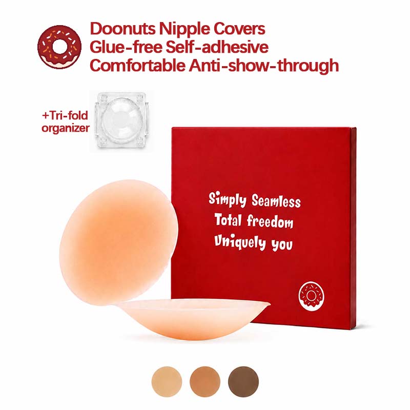 Nipple Cover Pasties - DOONUTS BODY 심리스 의료용 실리콘 니플