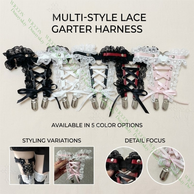 지라이 케이 피규어 리본 버클 레이스 하트 바인딩 스트 - Garter Belt Set 리뷰 및 가격