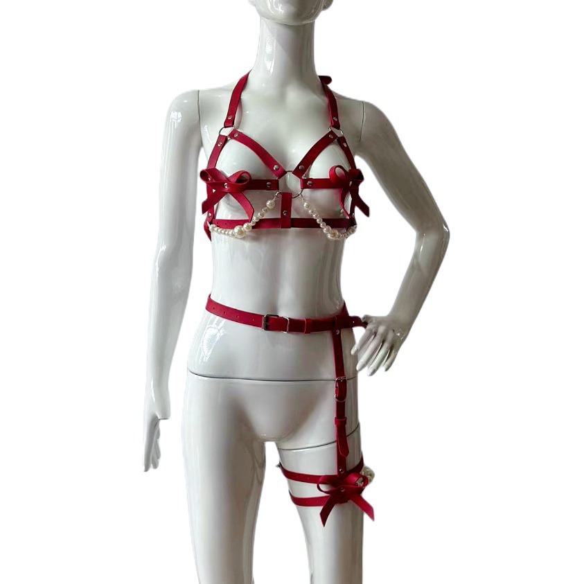 섹시 가죽 하네스 여성 세트 바디 본디지 벨트 펑크 스 - Garter Belt Set 리뷰 및 가격