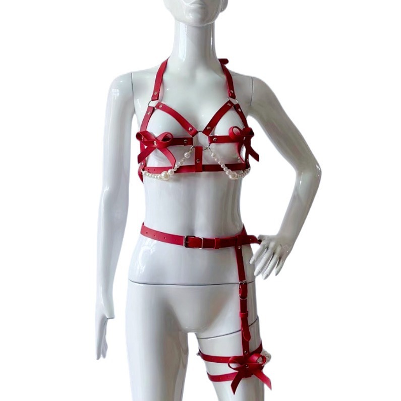 섹시 가죽 하네스 여성 세트 바디 본디지 벨트 펑크 스 - Garter Belt Set 리뷰 및 가격